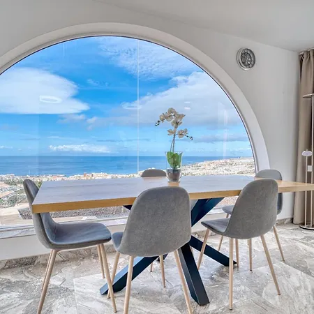Ocean View Villa San Eugenio - Private Jacuzzi アデヘ